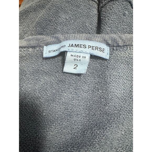 JAMES PERSE Boyfriend Raglan Sweatshirt in Blue Size 2 (M) - Picture 5 of 8